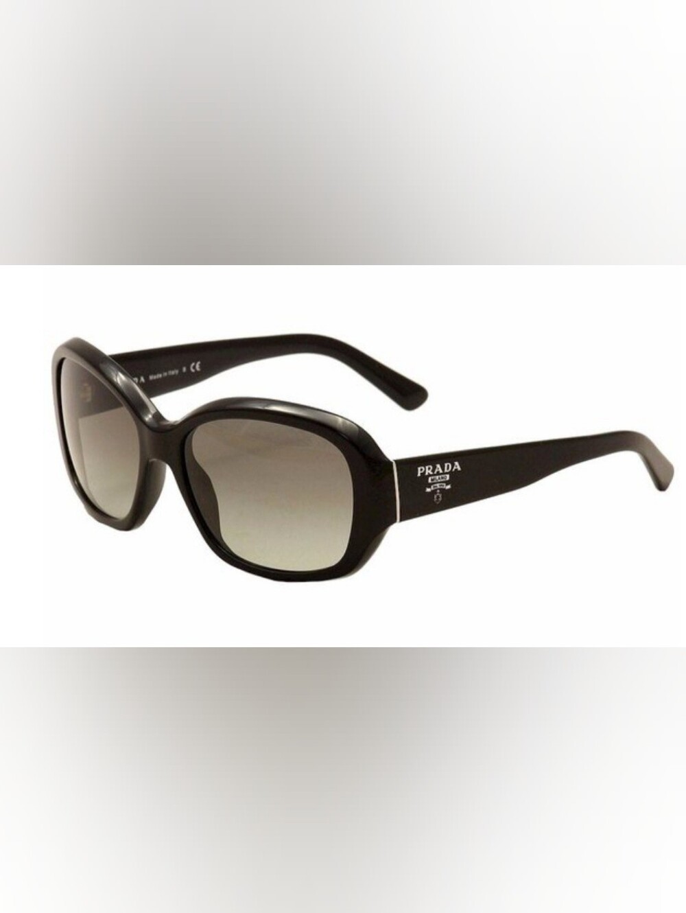Prada SPR31N, Black Sunglasses with Case, Box, Prada Card, NWOT